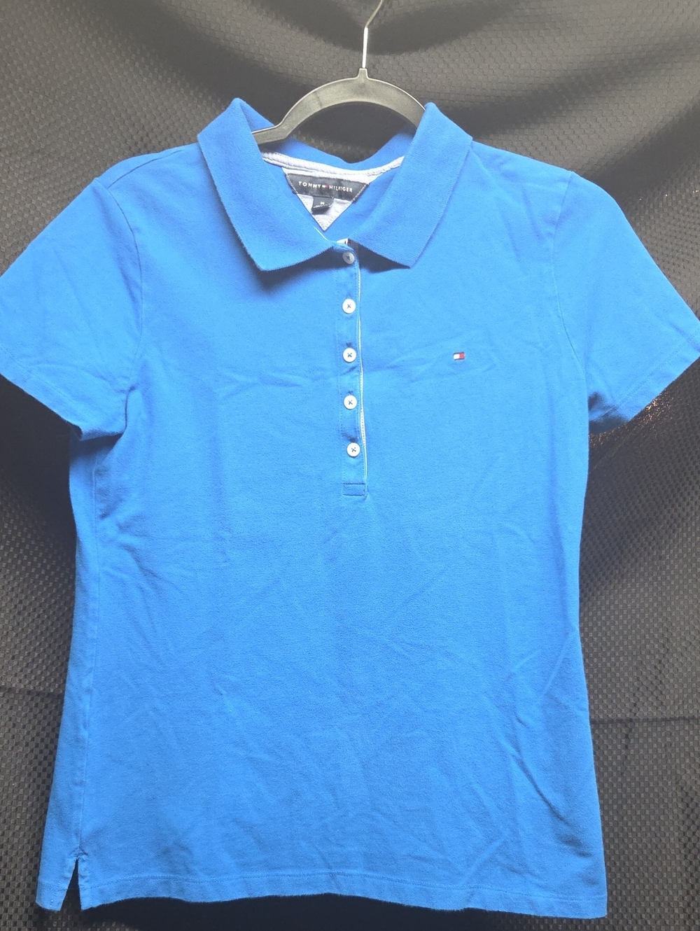 Tommy Hilfiger Women's Royal Blue Short-Sleeve Polo